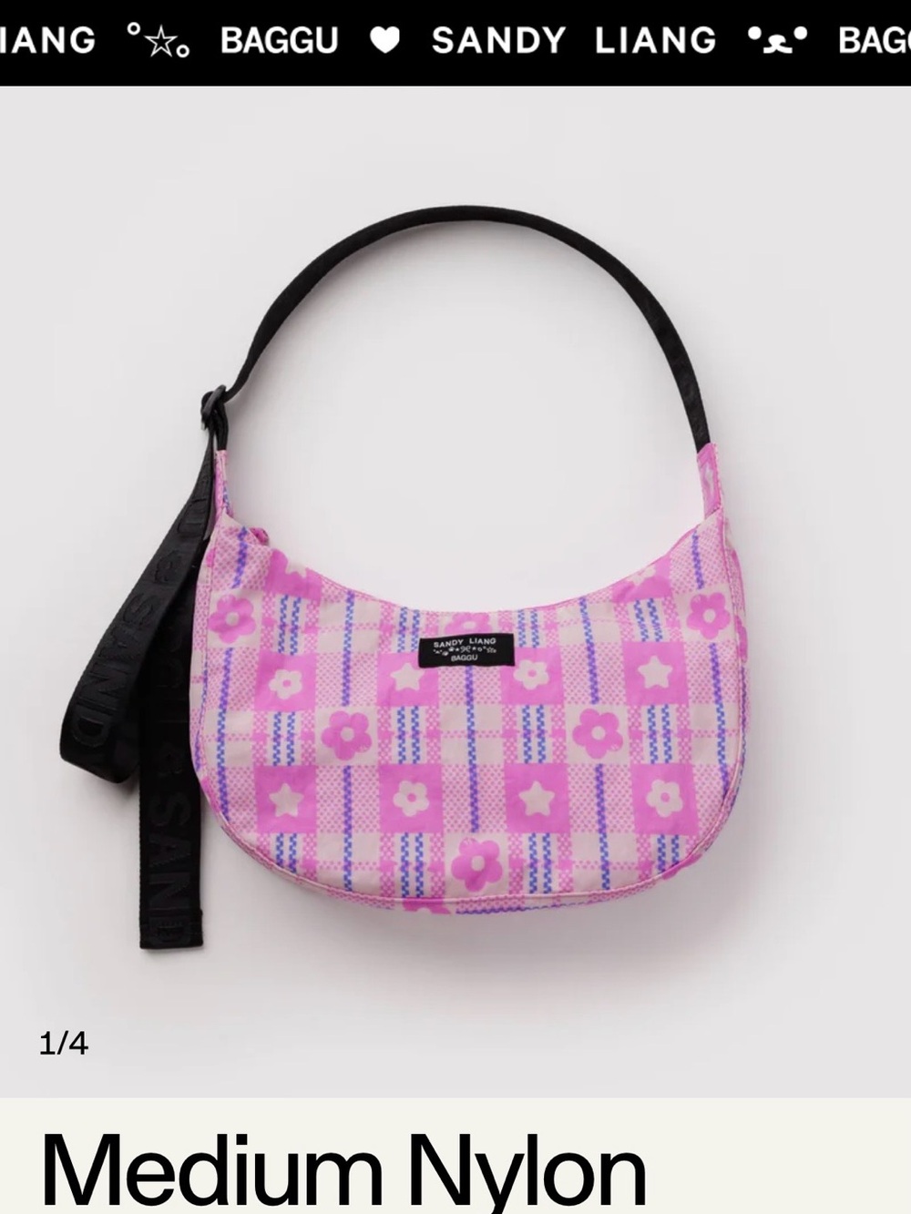 Medium Cresent Baggu Sandy Liang collab